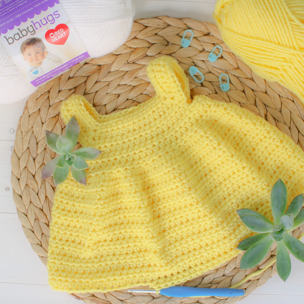 crochet baby gown