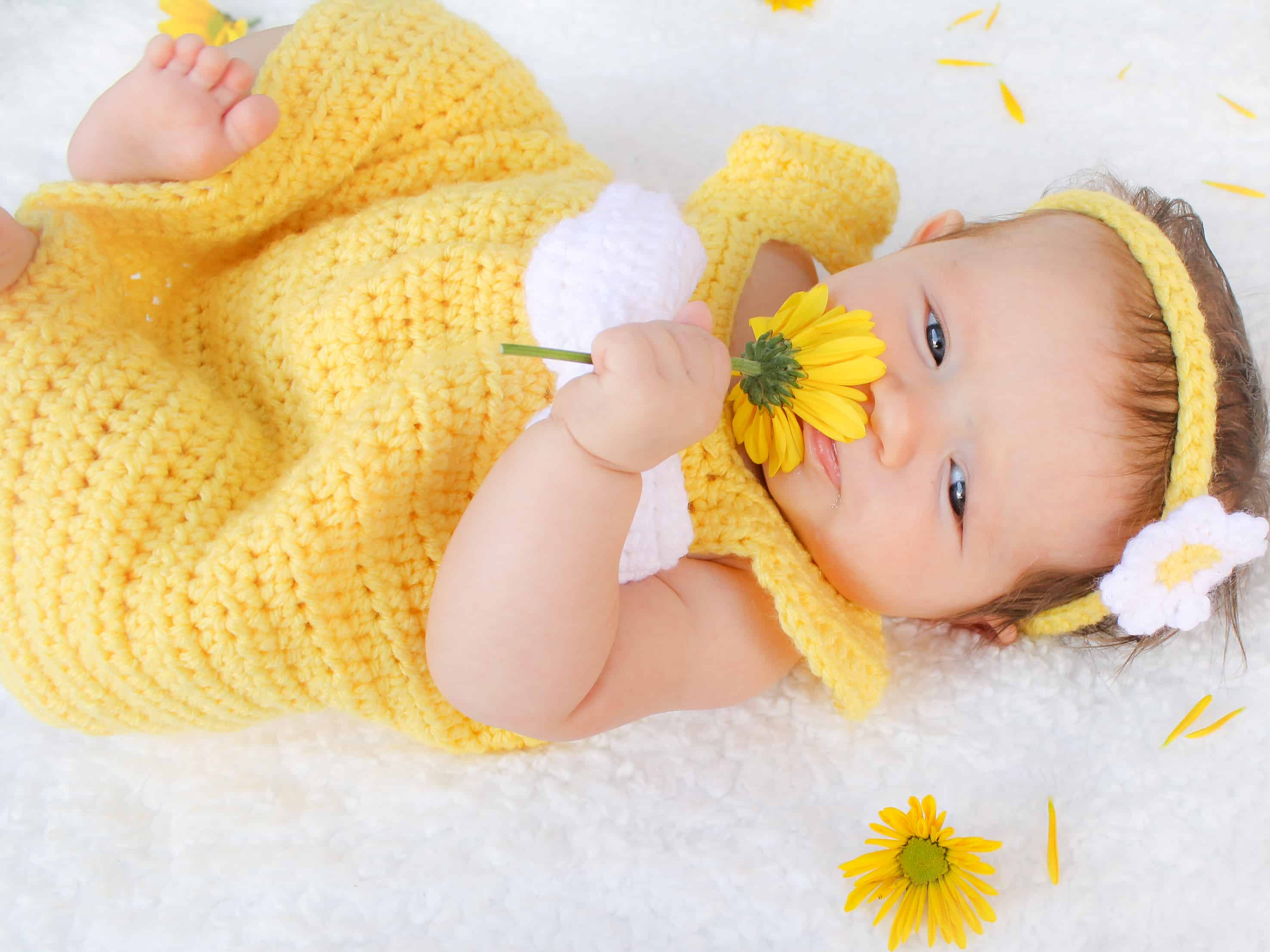 crochet baby wear