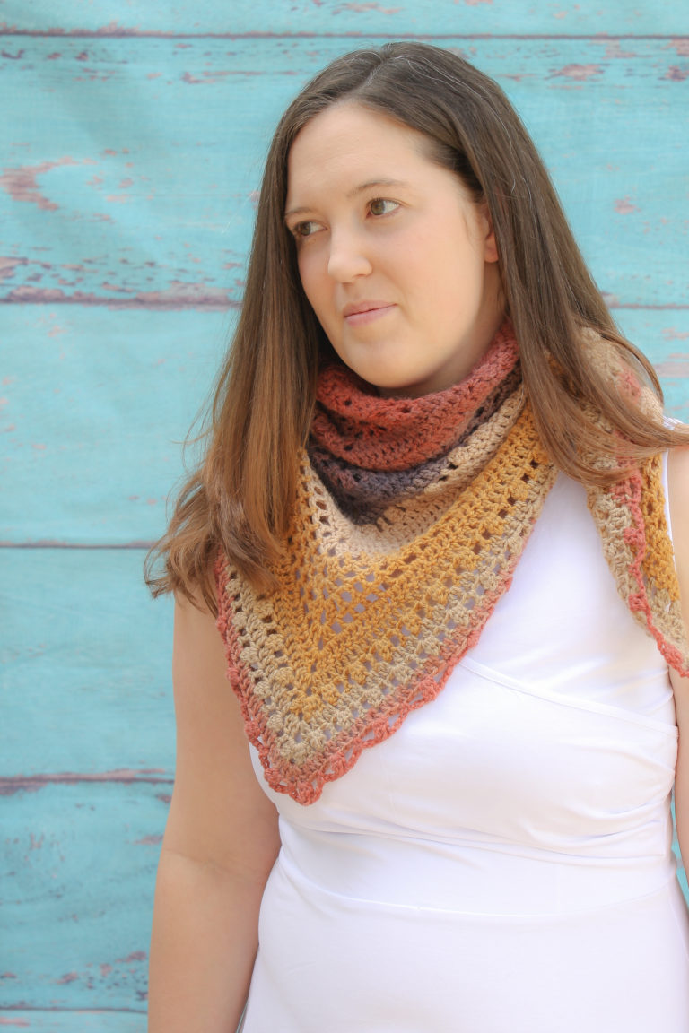 Desert Sunset Shawl: Free Crochet Pattern - Winding Road Crochet