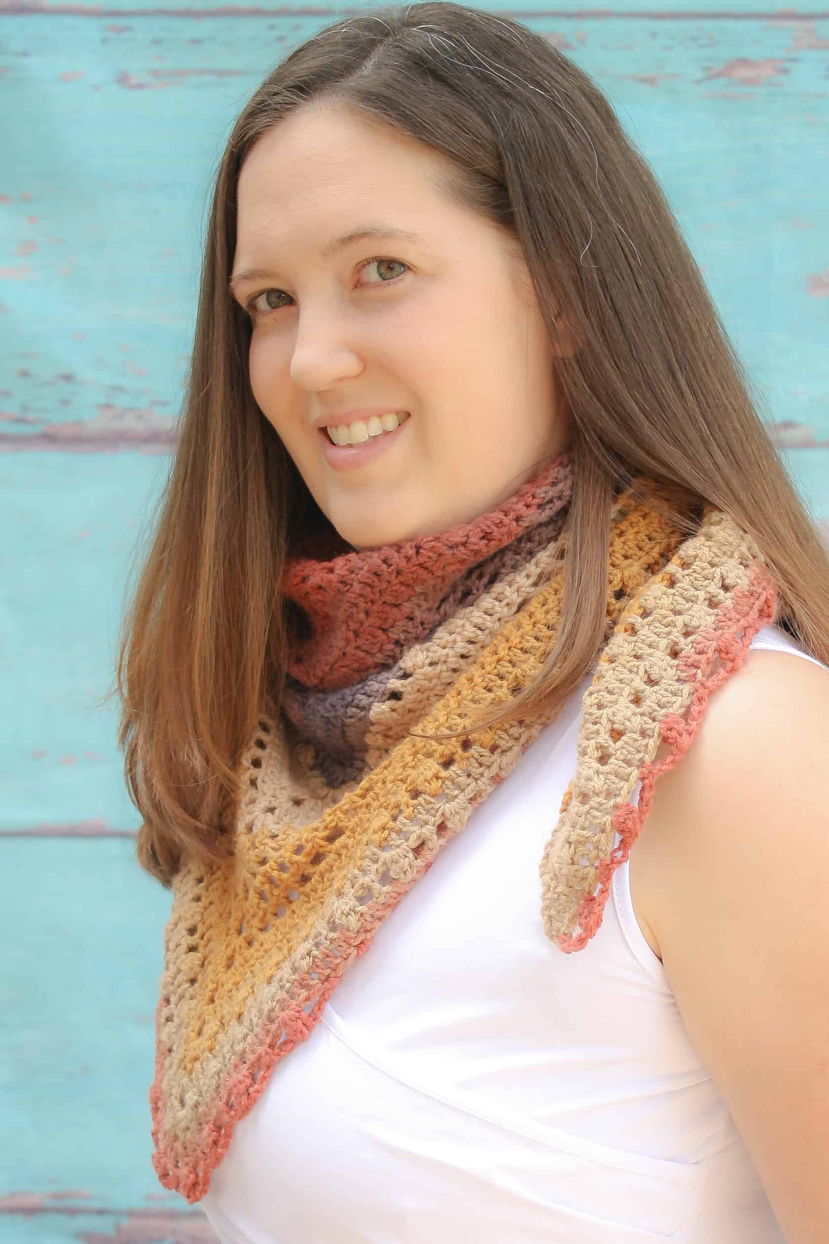 Desert Sunset Shawl: Free Crochet Pattern - Winding Road Crochet