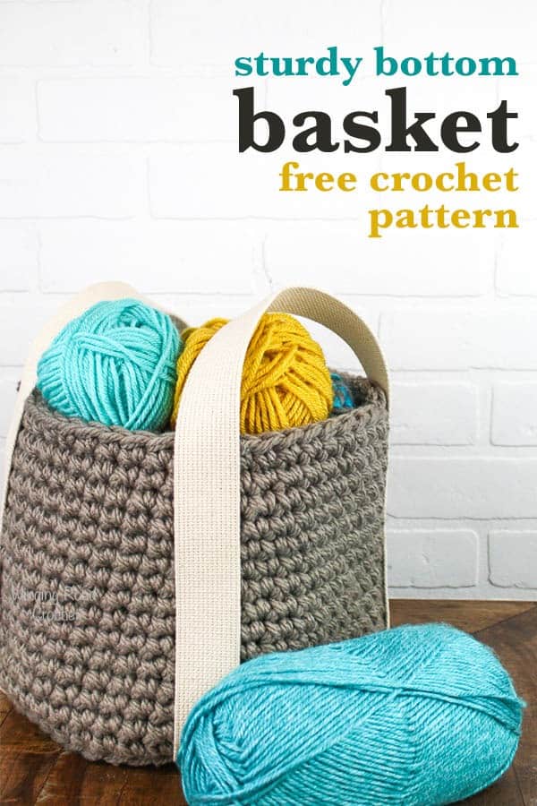 Free Crochet Pattern Sturdy Basket : Free Crochet Patterns