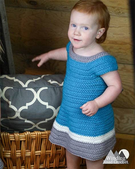 Emma Crochet Dress Free Pattern Winding Road Crochet