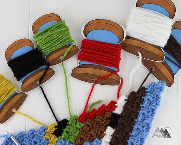 Printable Yarn Bobbin: For Tangle Free Projects - Winding Road Crochet