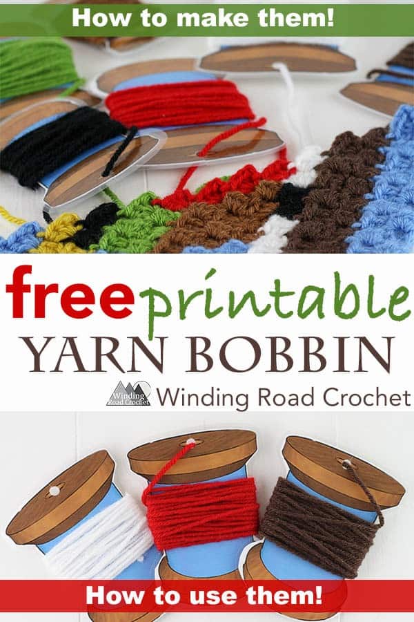 Printable Yarn Bobbin For Tangle Free Projects Winding Road Crochet