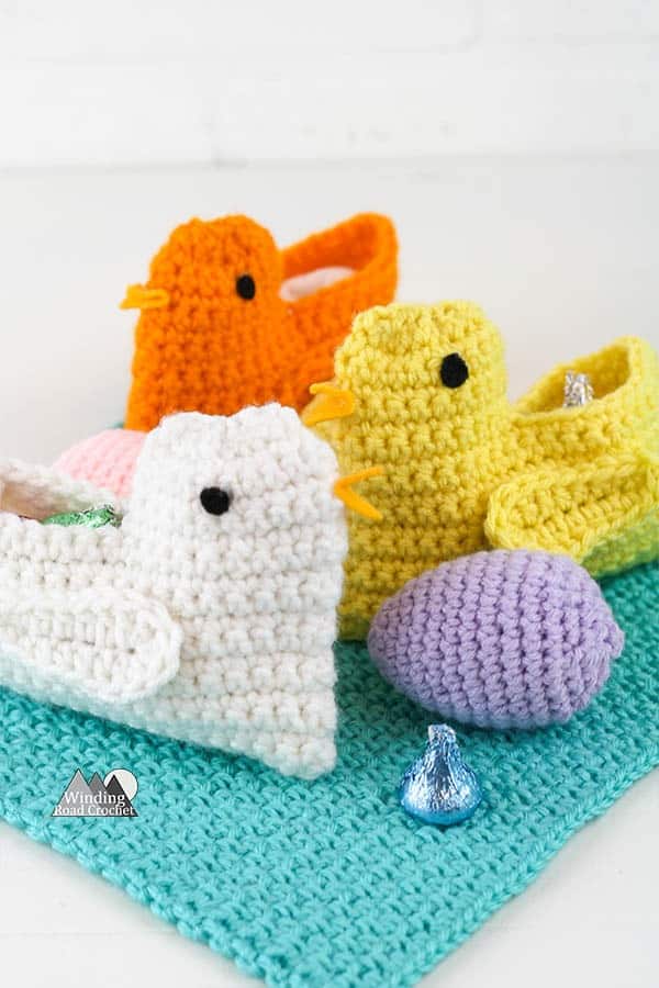 Crochet Easter Bunny Decor - Winding Road Crochet