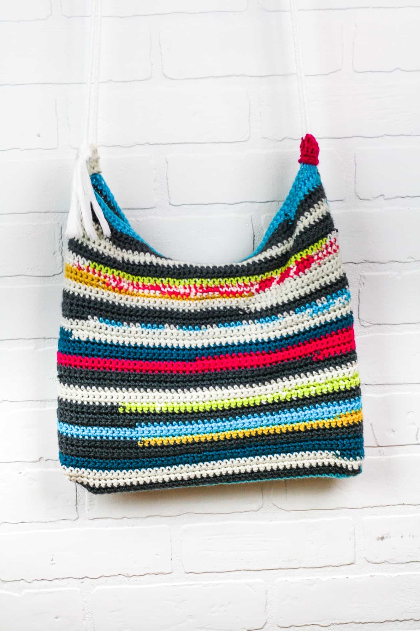 How to make a Flat Bottom Bag from a Crochet Rectangle - Winding Road