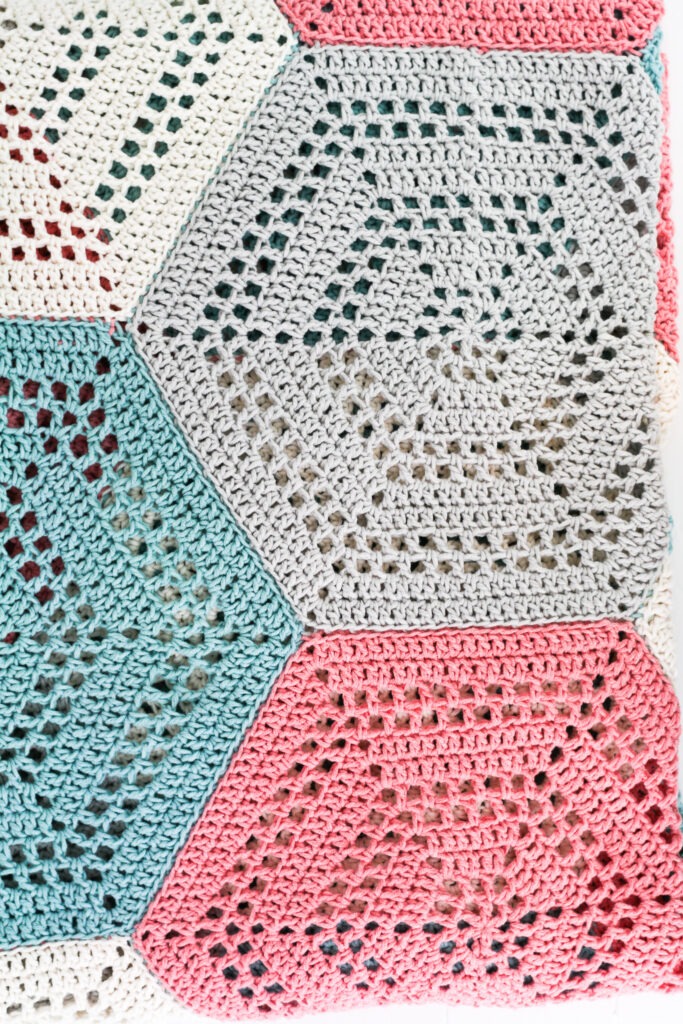 BIG Hexagon Blanket Crochet Kit
