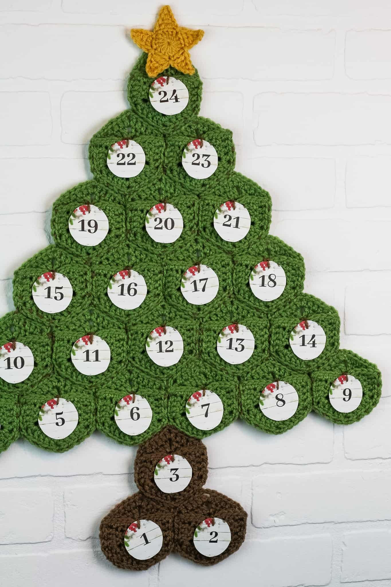 How to Crochet Advent Calendar Winding Road Crochet