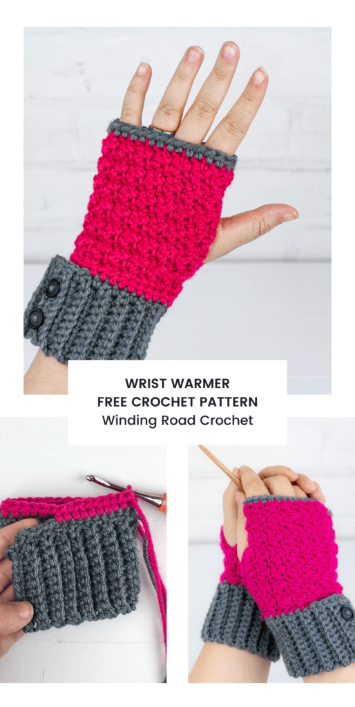 Crochet Fingerless Gloves Free Pattern Winding Road Crochet