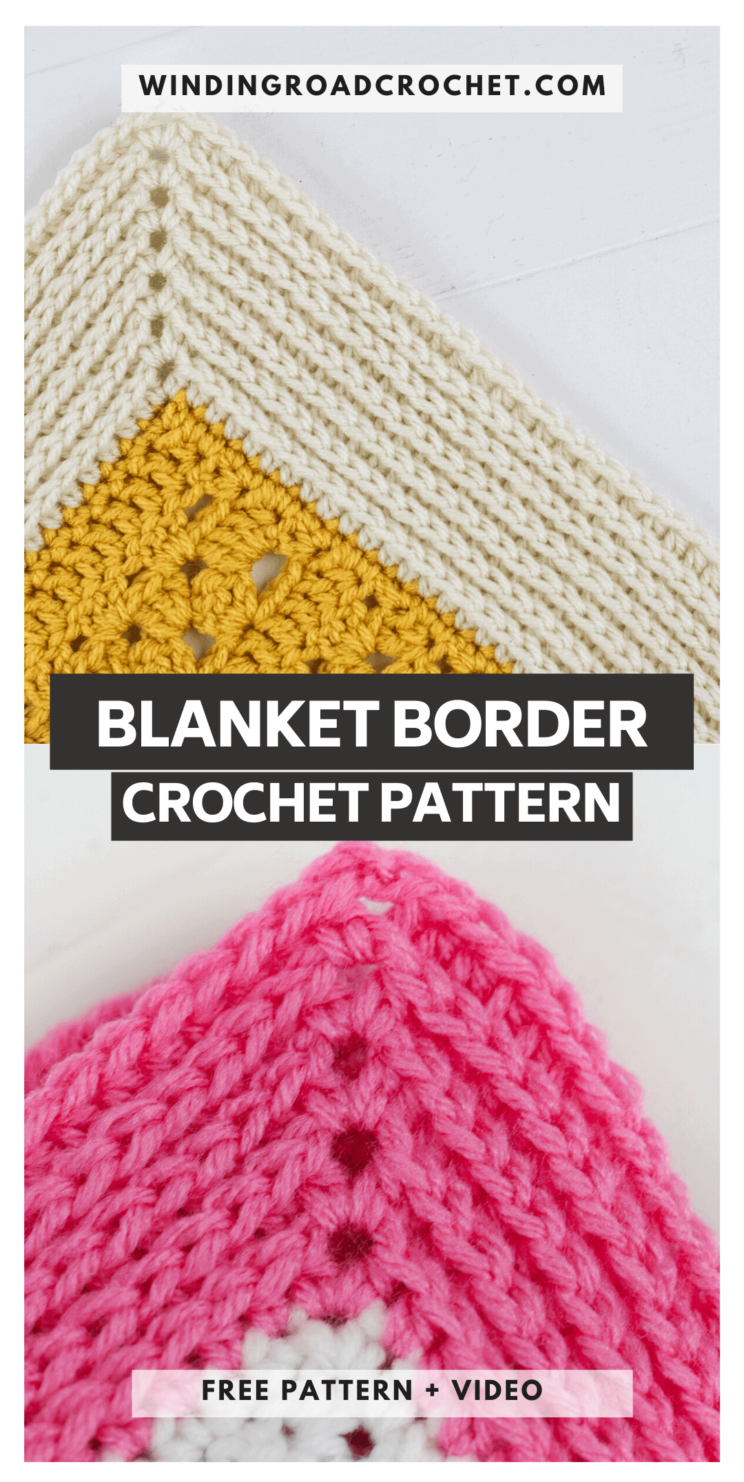 Camel Stitch Blanket Border Tutorial - Winding Road Crochet