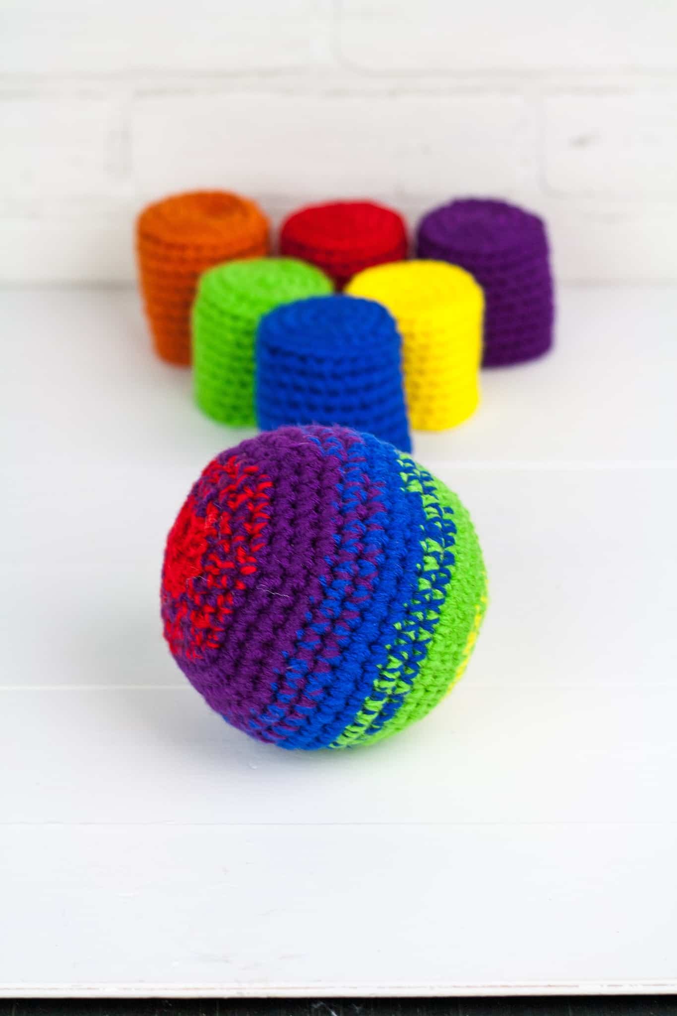 Quick Crochet Toy Stacking Baskets and Ball Winding Road Crochet