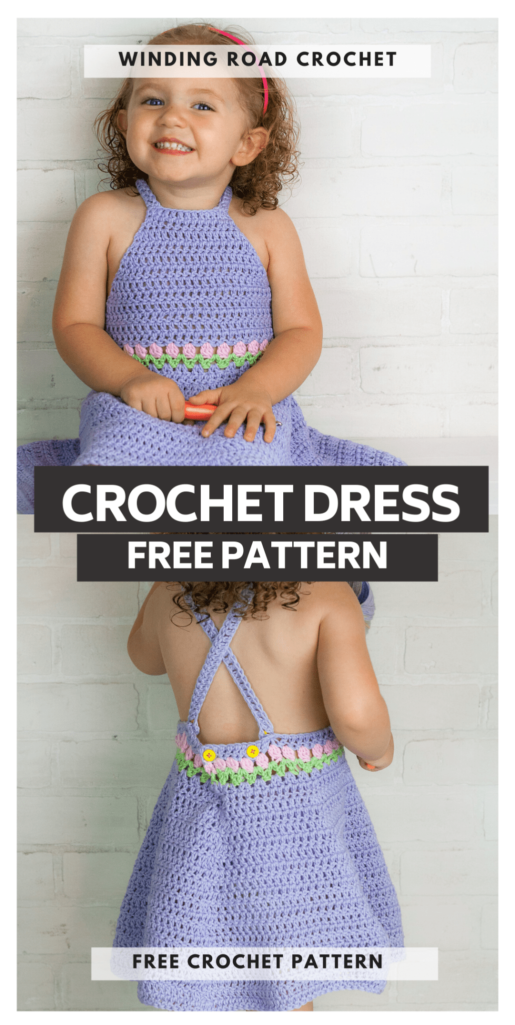 Tulip Crochet Dress Free Pattern - Winding Road Crochet