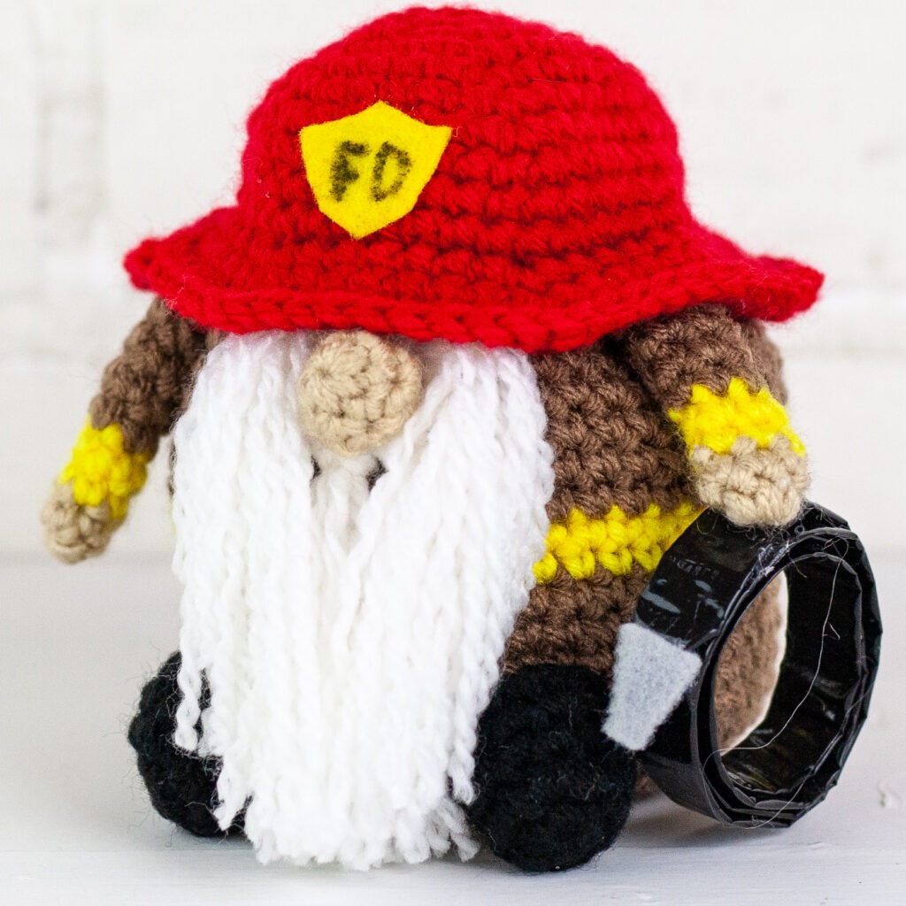 Crochet Firefighter Gnome Free Pattern Winding Road Crochet