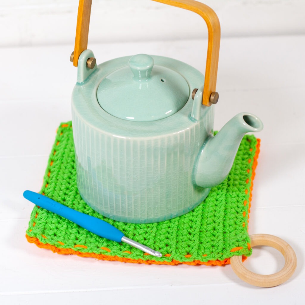 Buttoned Crochet Cup Cozy: How to Crochet - Winding Road Crochet