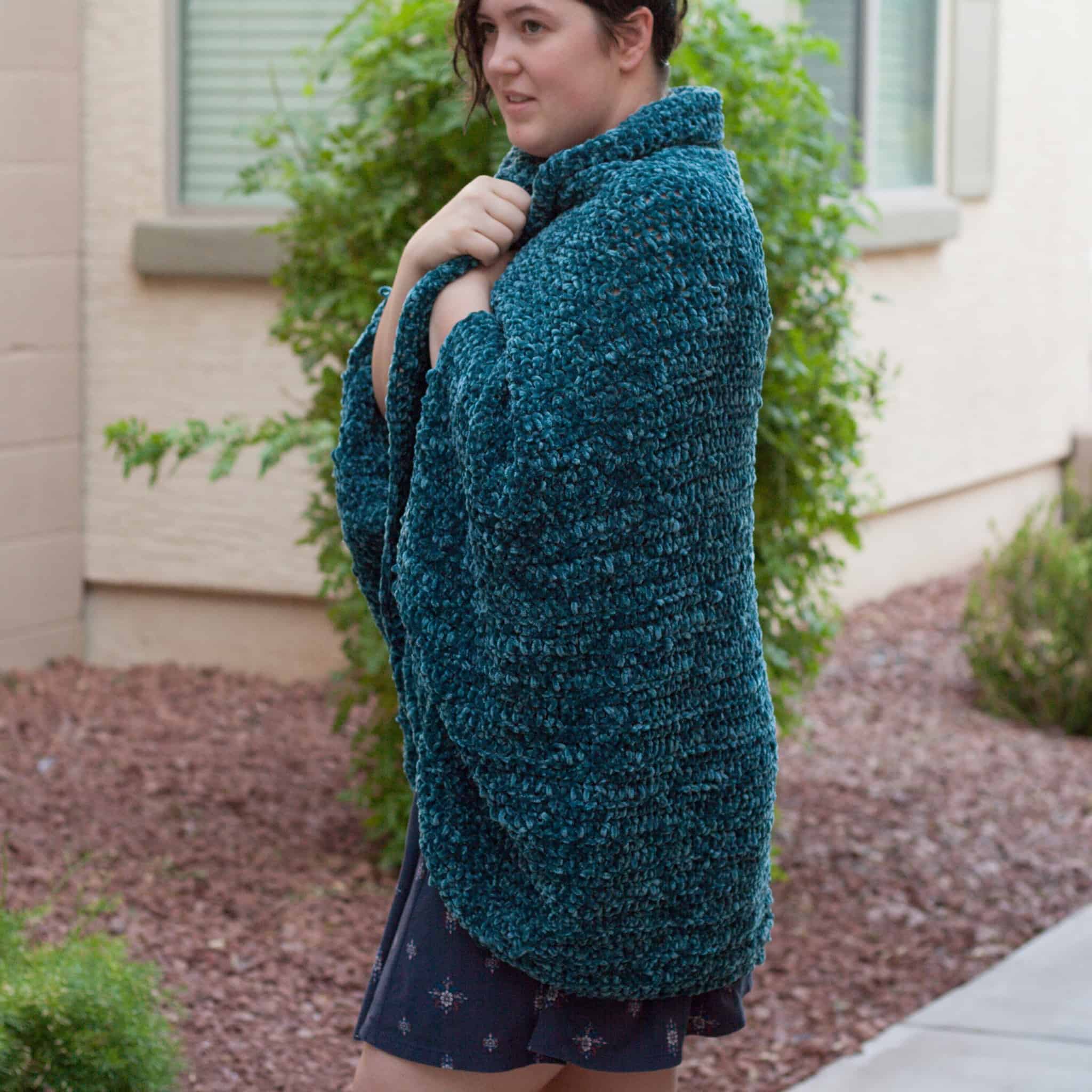 Beginner Crochet Cocoon Cardigan Pattern Winding Road Crochet