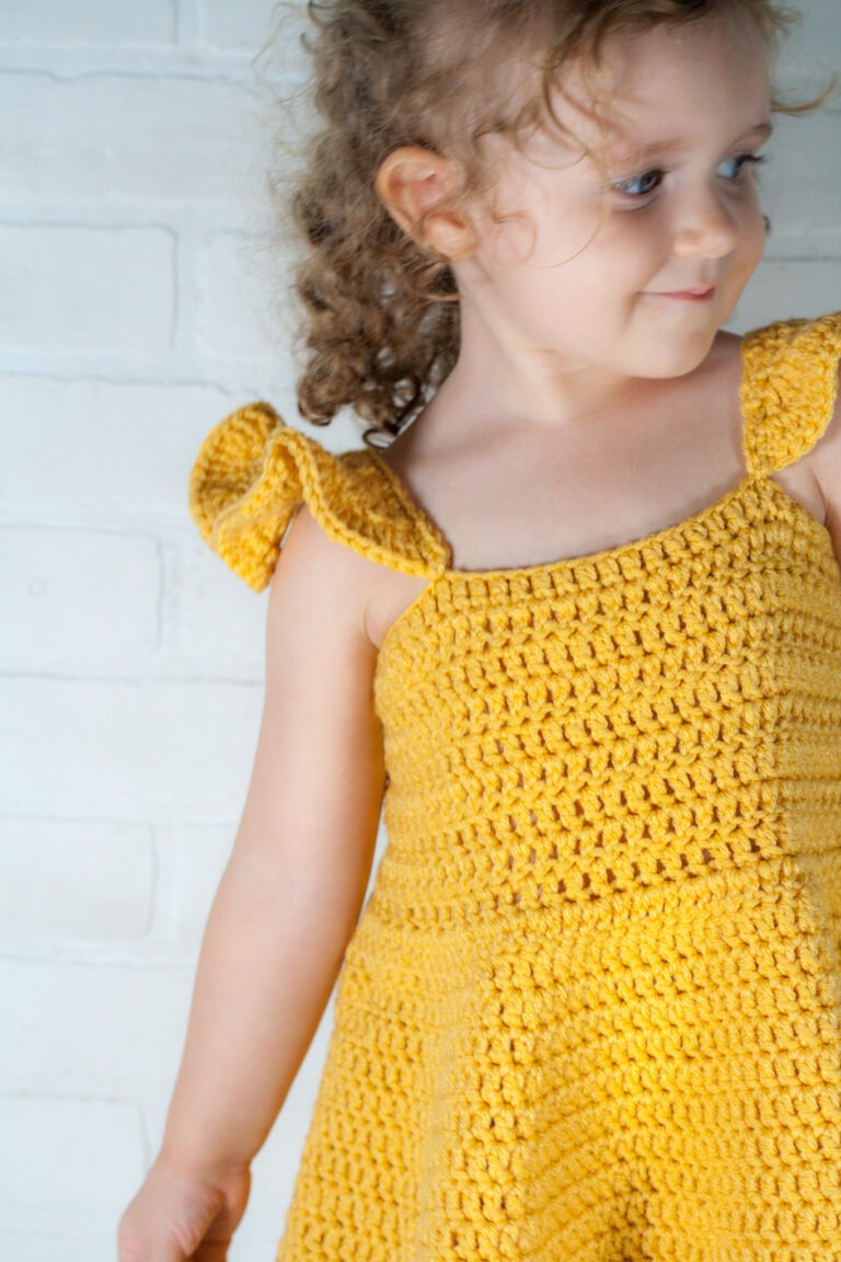 Easy Crochet Dress for Toddlers - Free Pattern - Winding Road Crochet