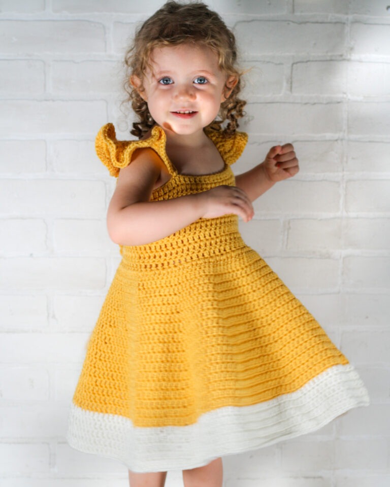 Easy Crochet Dress for Toddlers Free Pattern Winding Road Crochet