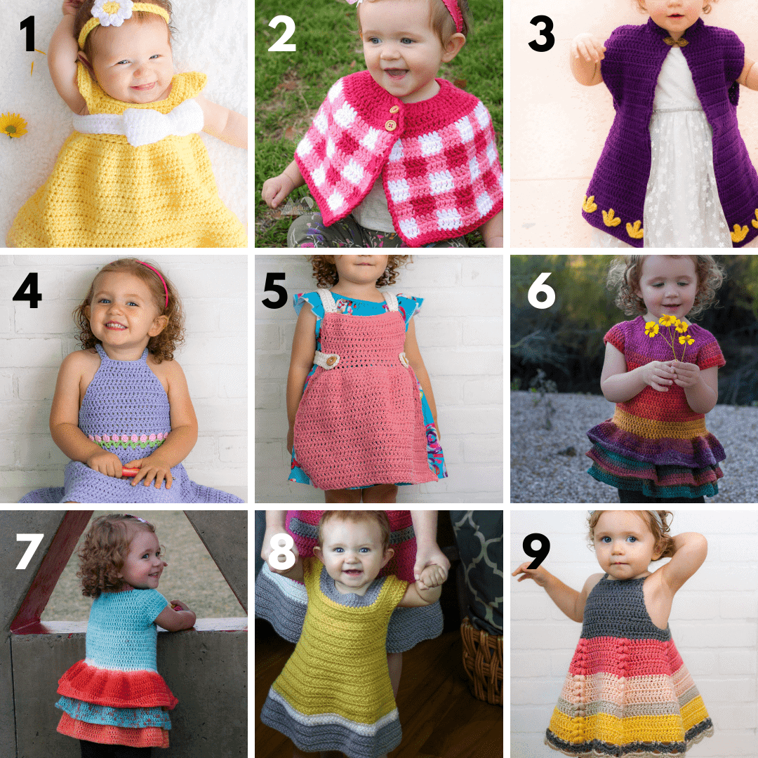 Easy Crochet Dress for Toddlers - Free Pattern - Winding Road Crochet