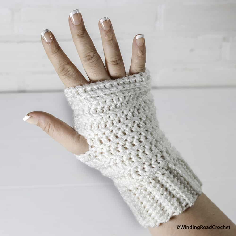 Crochet Wrist Warmers Free Crochet Pattern - Winding Road Crochet