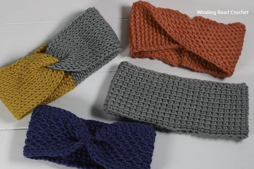 Easy Beginner Ear Warmer Knitting Pattern WM2076 