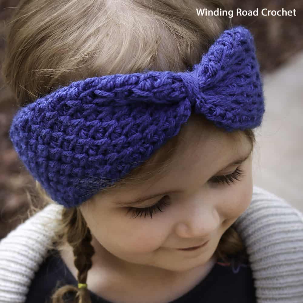 Tunisian Crochet Ear Warmer Free Beginner Pattern Winding Road Crochet