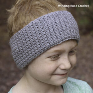 Tunisian Crochet Ear Warmer Free Beginner Pattern - Winding Road Crochet