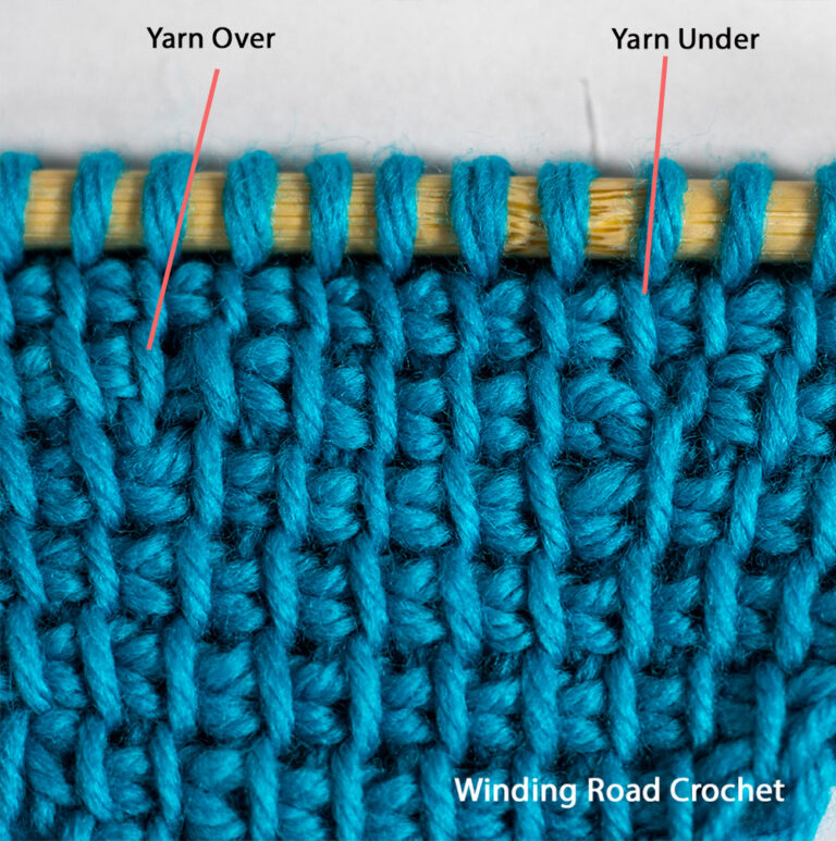 How to Increase and Decrease in Tunisian Crochet - Winding Road Crochet