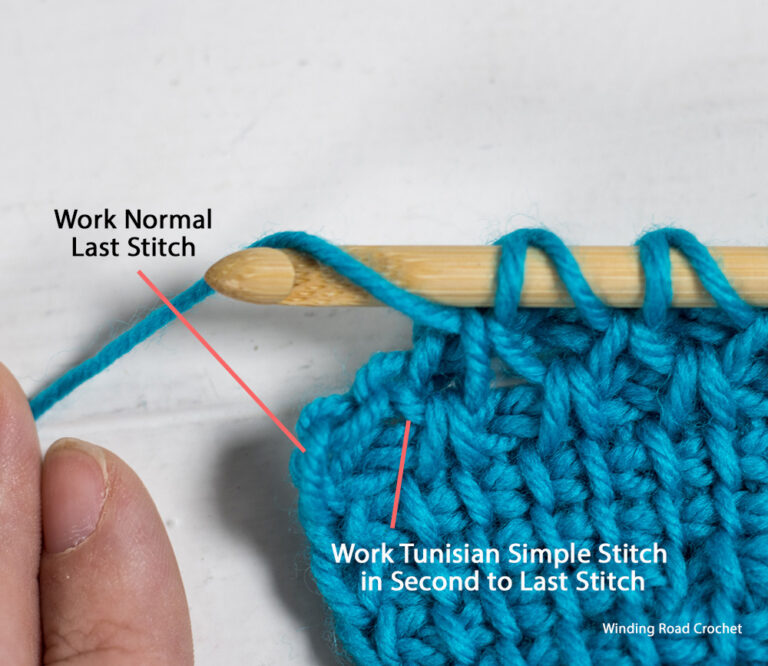 How to Tunisian Crochet - Lesson 8 Tunisian Smock Stitch - Winding Road ...