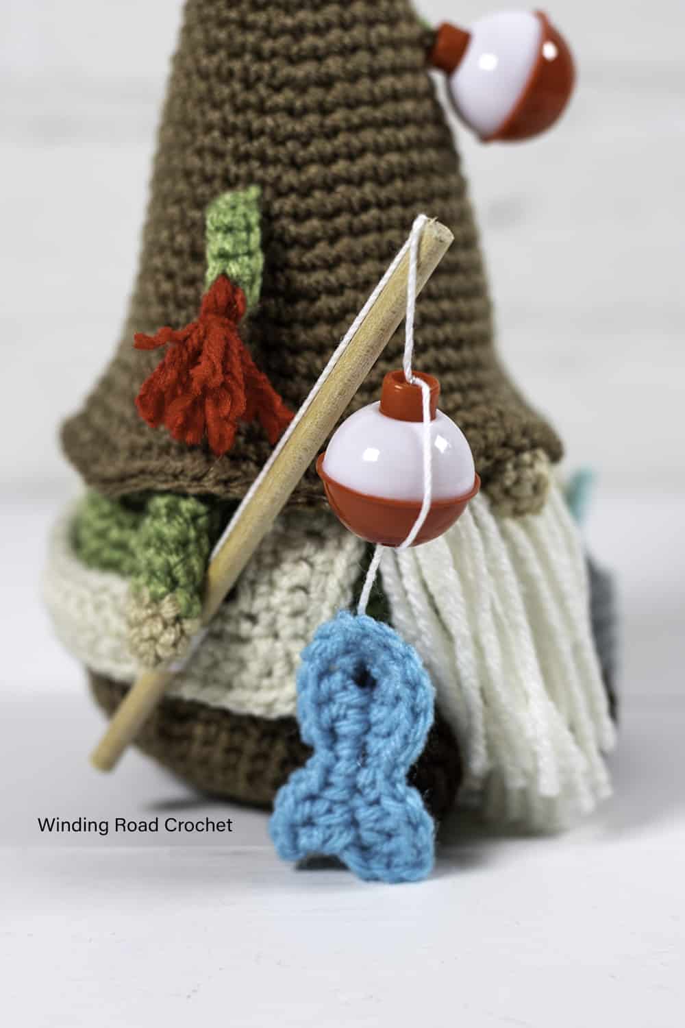 Crochet Fishing Gnome Pattern that will Make you Smile - Winding Road ...