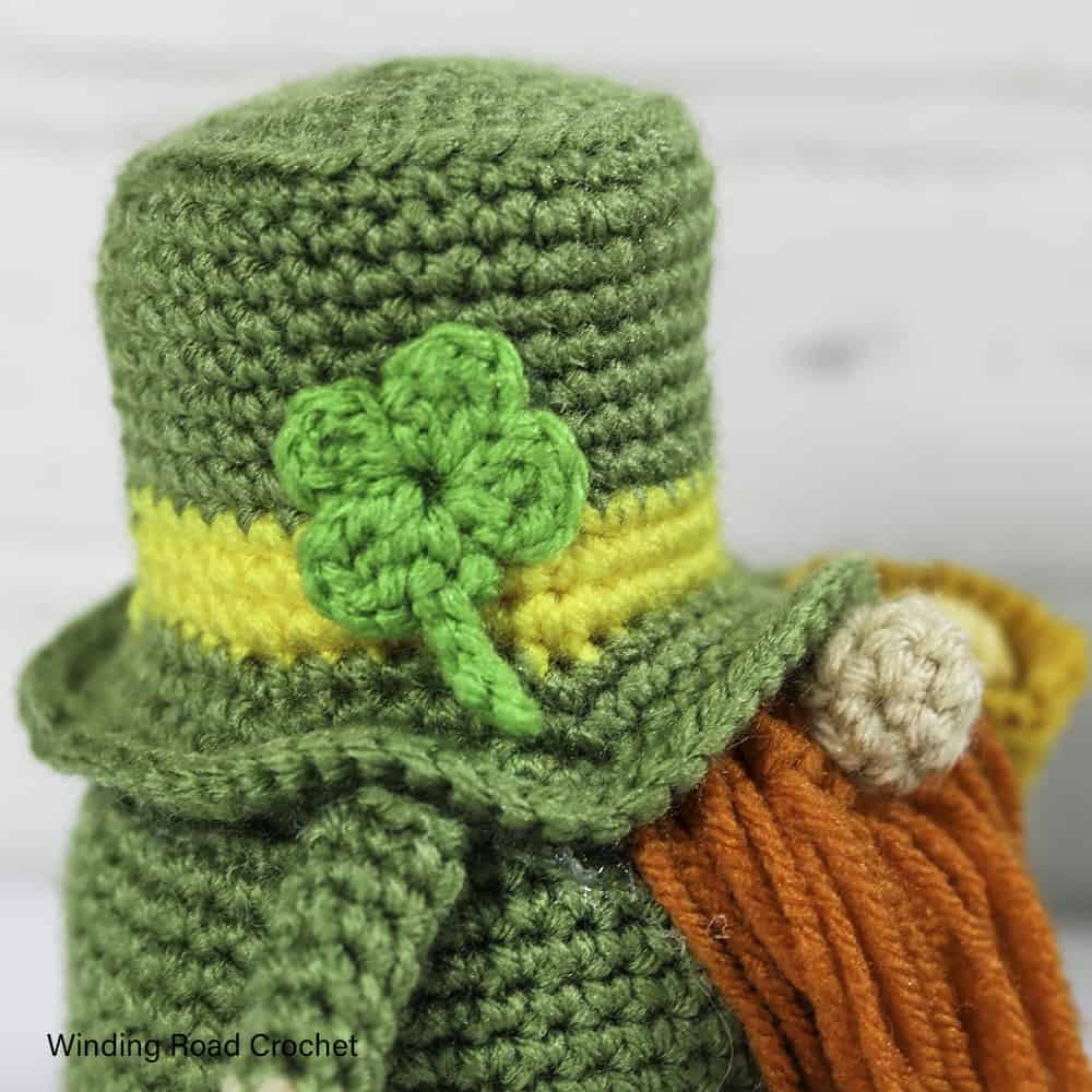 St. Patrick's Day Gnome Free Crochet Pattern Winding Road Crochet