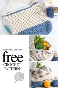 Crochet Market Bag for the Planet Free Crochet Pattern - Winding Road ...