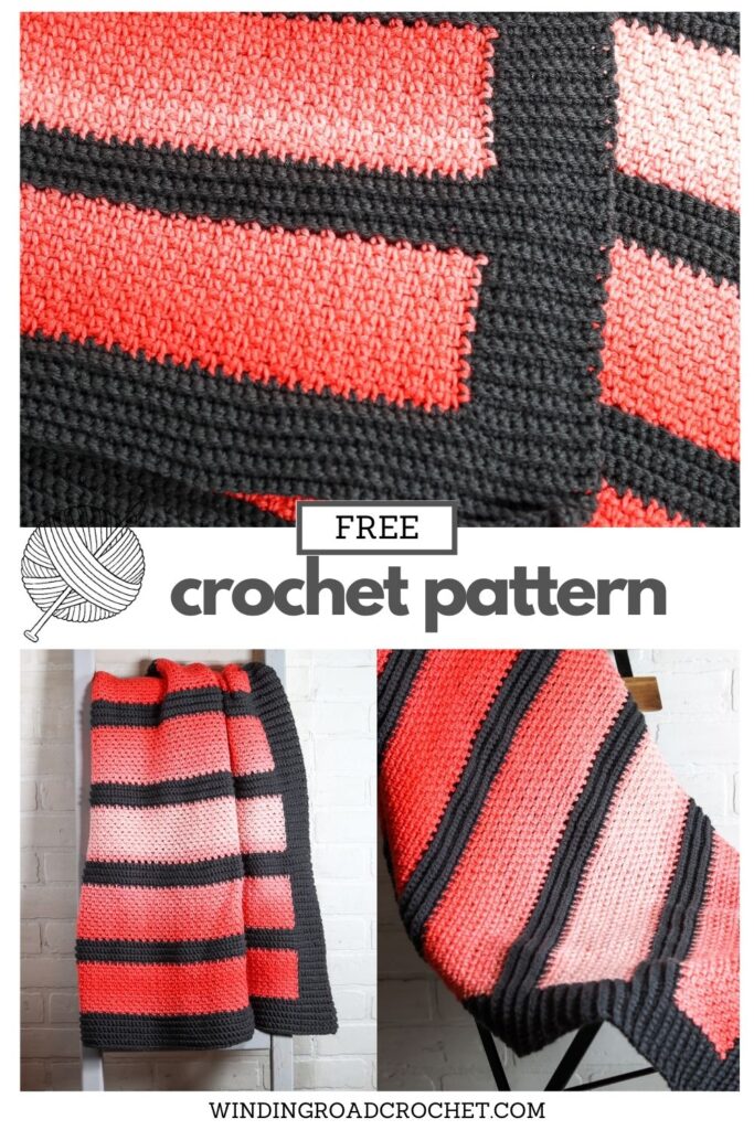 Ombre Yarn Crochet Baby Blanket Pattern, Security Blanket Crochet Pattern,  Pdf Pattern Quick Baby Shower Gift -  Israel