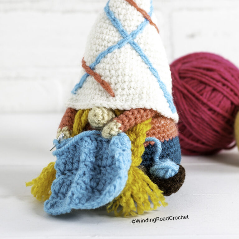 Cute Crocheting Gnome Free Crochet Pattern - Winding Road Crochet