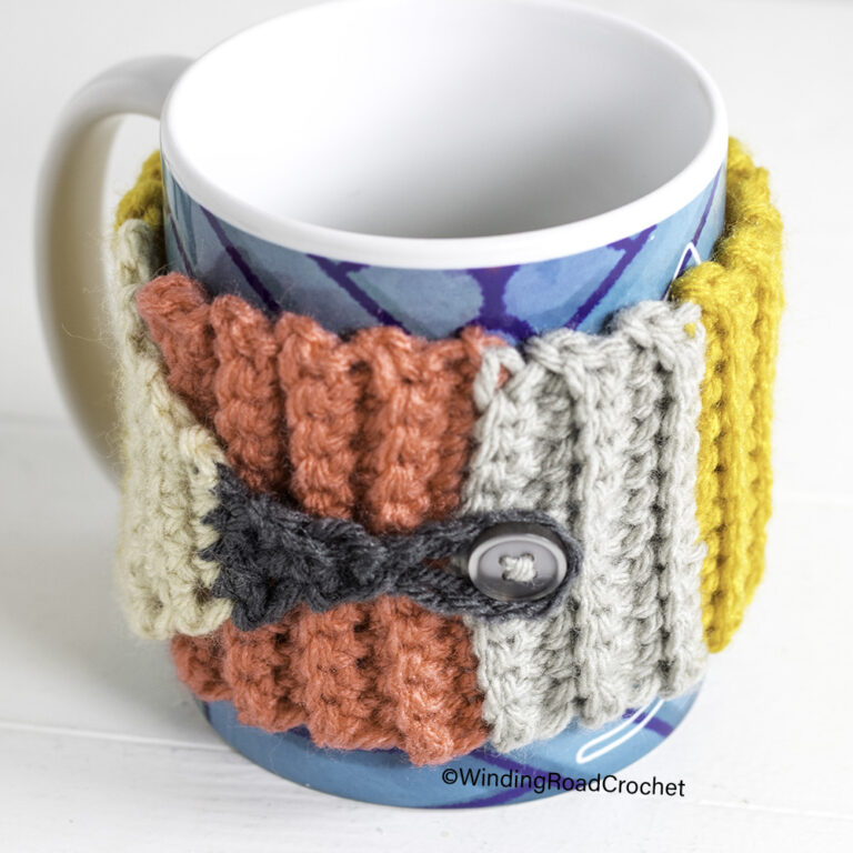 Easy Crochet Cozy Last Minute Teacher Gift - Winding Road Crochet