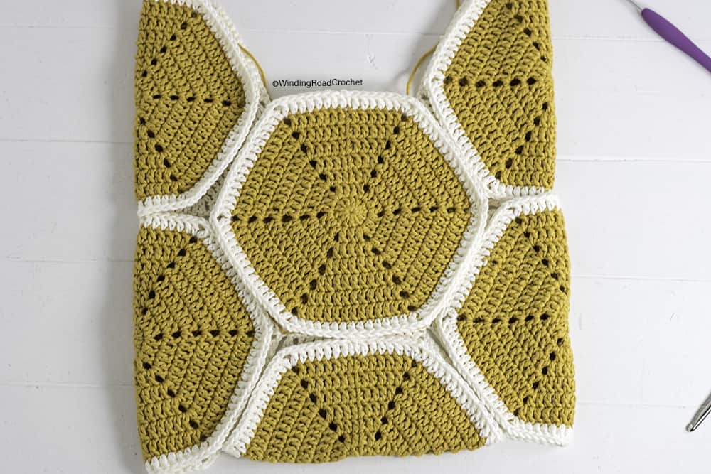 Crochet Hexagon Purse - Your Unique Color Palette - Spouse-ly