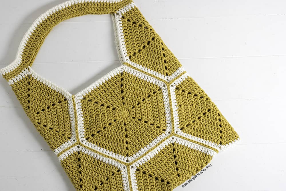 Crochet Honeycomb Trellis Modern Tote Bag Crochet For You