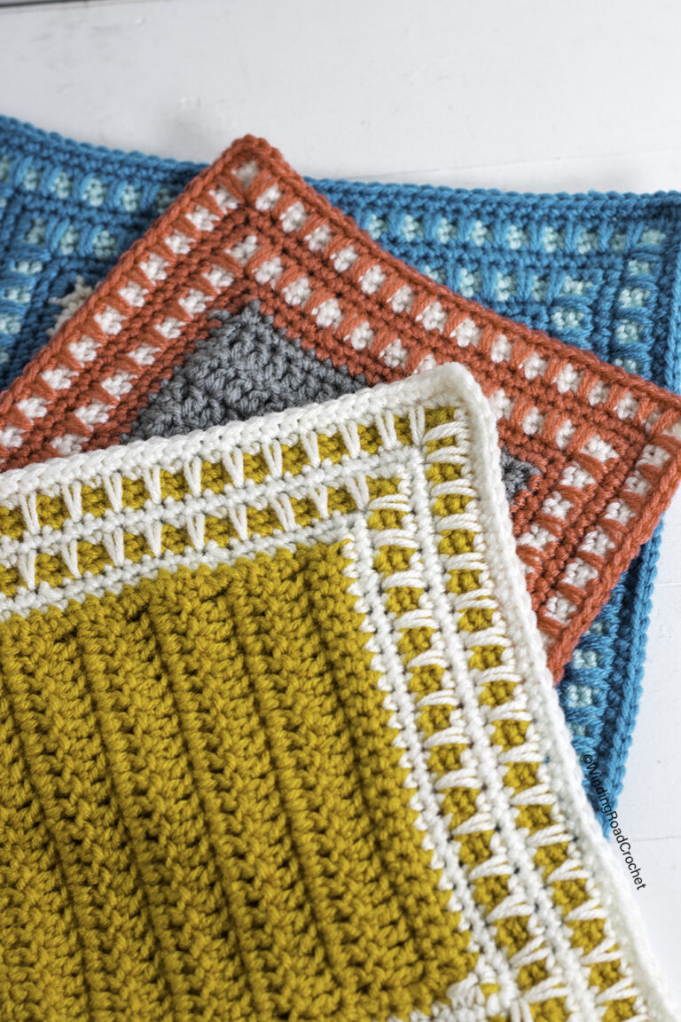 Spike Stitch Crochet Edging Free Pattern and Video - Winding Road Crochet