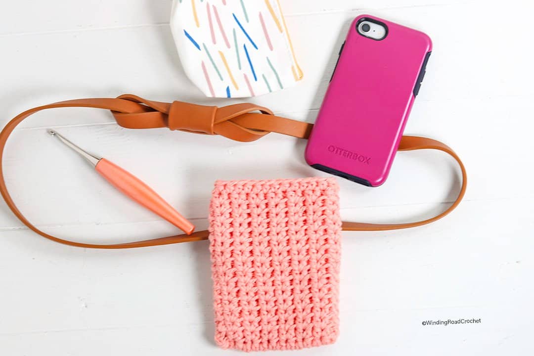 Easy Crochet Water Bottle Holder Pattern with Video Tutorial - Winding Road  Crochet