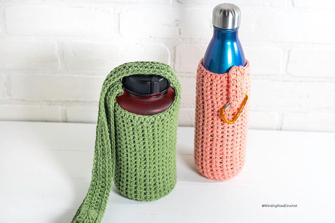 Crochet Corn Water Bottle Holder Pattern 