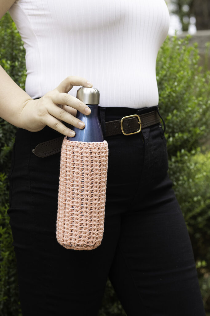 Crochet Bottle Bag Pattern for Water Bottles