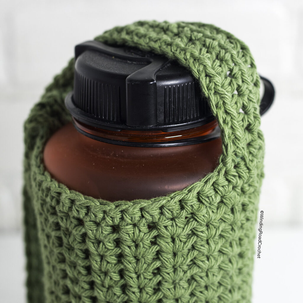 Crochet Flower Water Bottle Holder Handmade Holder/ - Unity Utopia