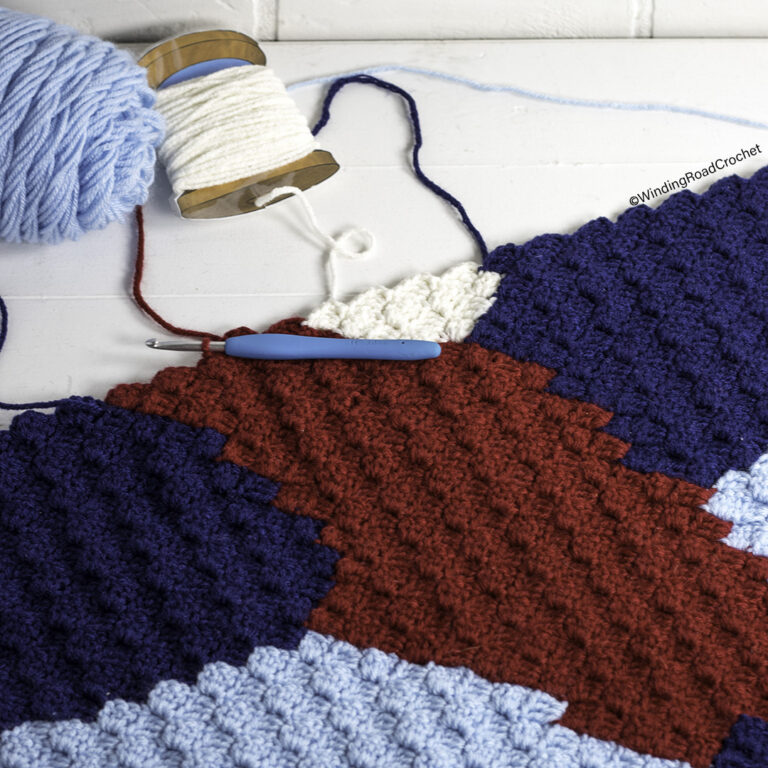 Crochet Airplane Blanket Corner to Corner Graph and Border - Winding ...