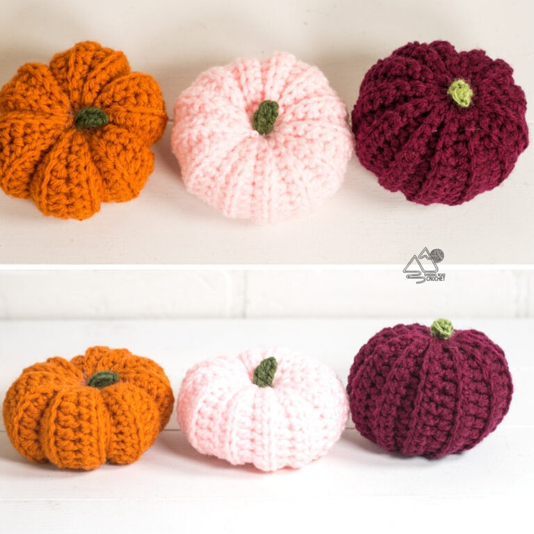 Crochet Gourd and Small Pumpkin Free Pattern Winding Road Crochet