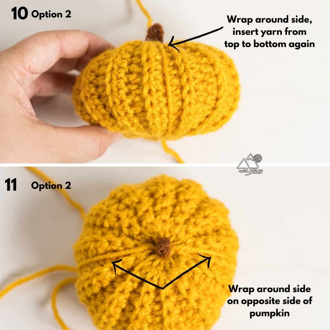 Fall Crochet Centerpiece Free Pattern and Video Tutorial Winding Road