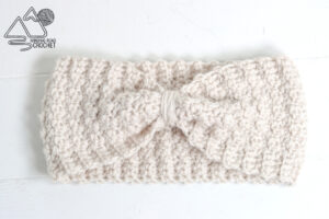 Crochet Textured Ear Warmer Free Pattern with Video Tutorial - Winding ...