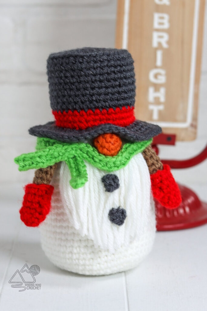 Crochet Snowman Gnome Free Crochet Pattern Winding Road Crochet