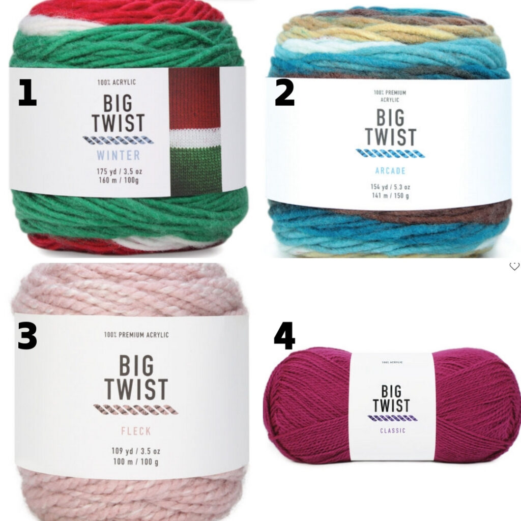 NEW SERIES Yarn Swatches Today it is all about BIG TWIST Classic from  JOANN Fabric & Craft Stores 