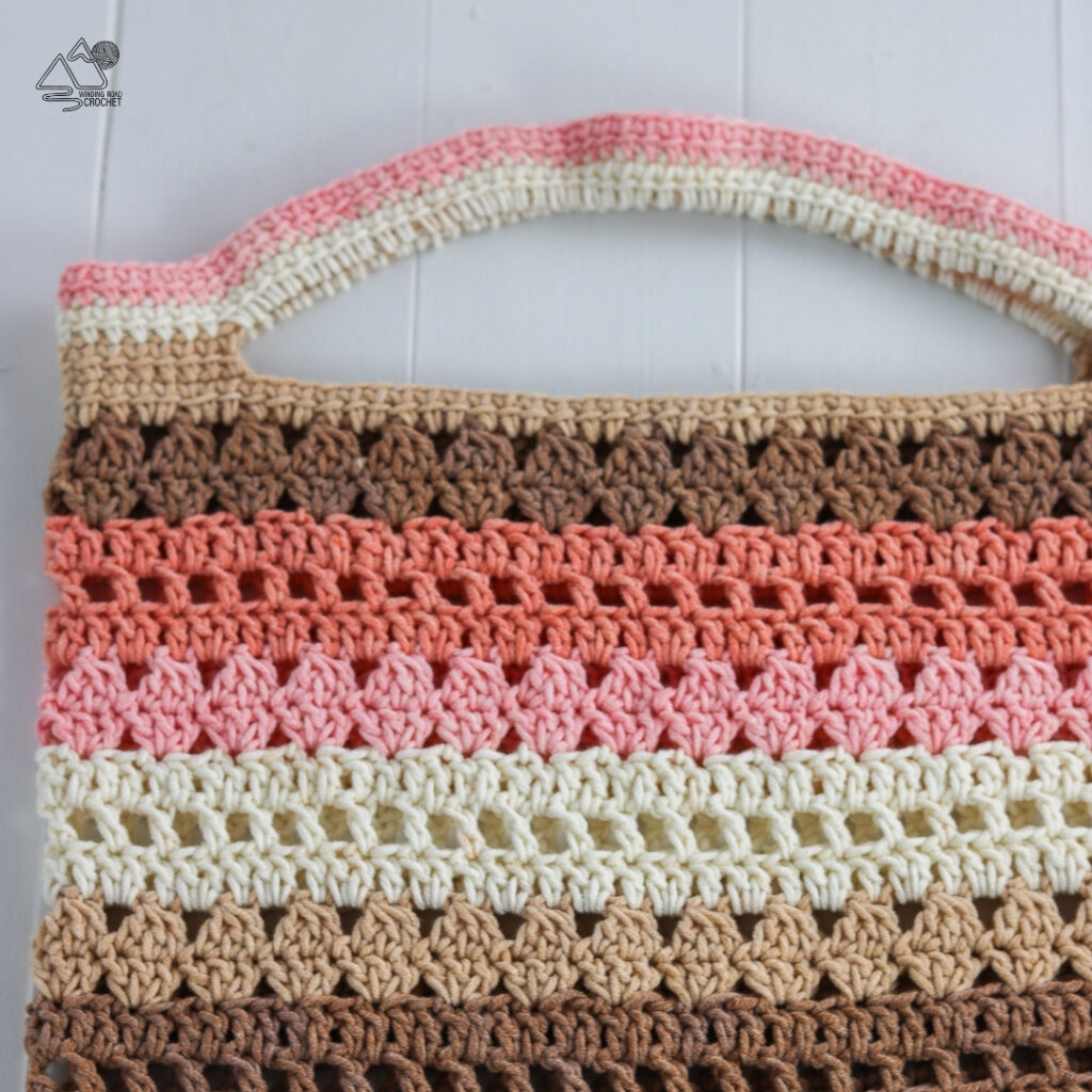 Crochet Market Tote Bag Free Pattern and Video Tutorial - Winding Road ...