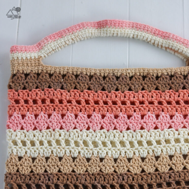 Crochet Market Tote Bag Free Pattern and Video Tutorial - Winding Road ...