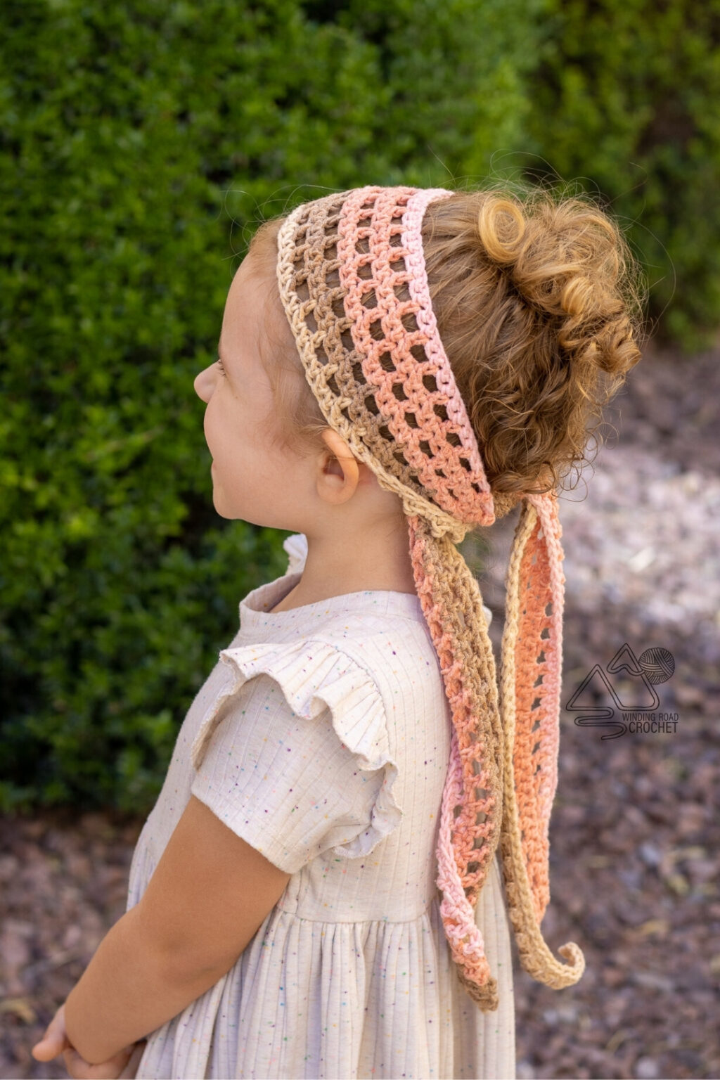 Crochet Head Scarf Free Pattern and Video Tutorial Winding Road Crochet